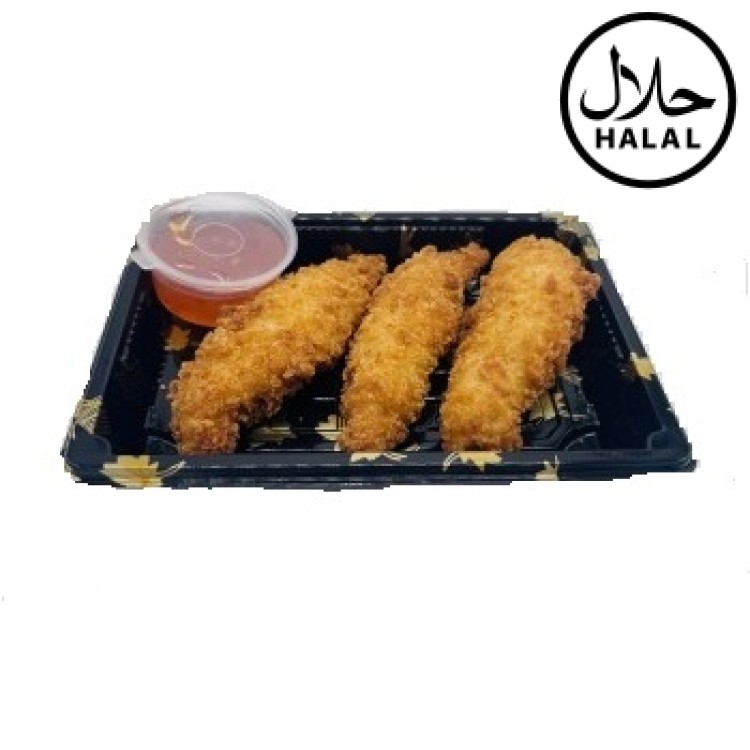 Gepaneerde kippenhaas 3 stuks