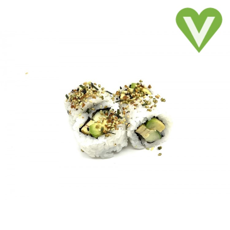 Uramaki vegetarisch 4 stuks Uramaki vegetarisch 4 stuks